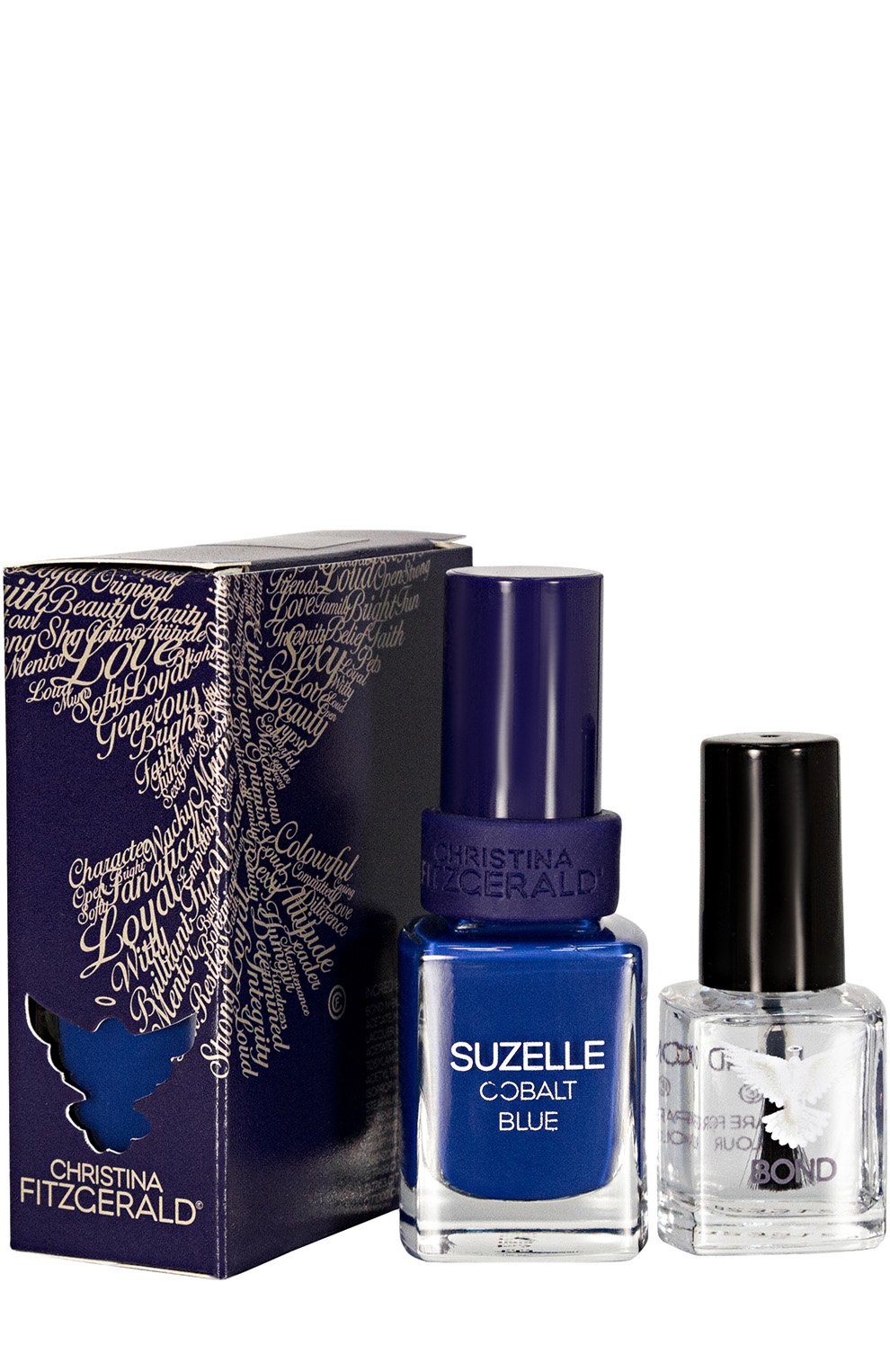 Лак для ногтей \синий кобальт\" suzelle cobalt blue + bond" CHRISTINA FITZGERALD, арт. 9333381003102, фото 1