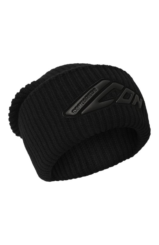Шерстяная шапка Dsquared2 KNM0187/01W02695 Чёрный KNM0187/01W02695