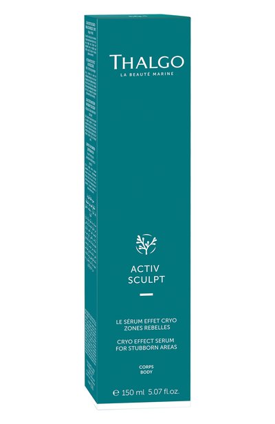 Крио-сыворотка для похудения activ sculpt (150ml) THALGO бесцветного цвета по цене 7970 руб., арт. VT25003, фото 3 Крио-сыворотка для похудения activ sculpt (150ml) THALGO, арт. VT25003, фото 3