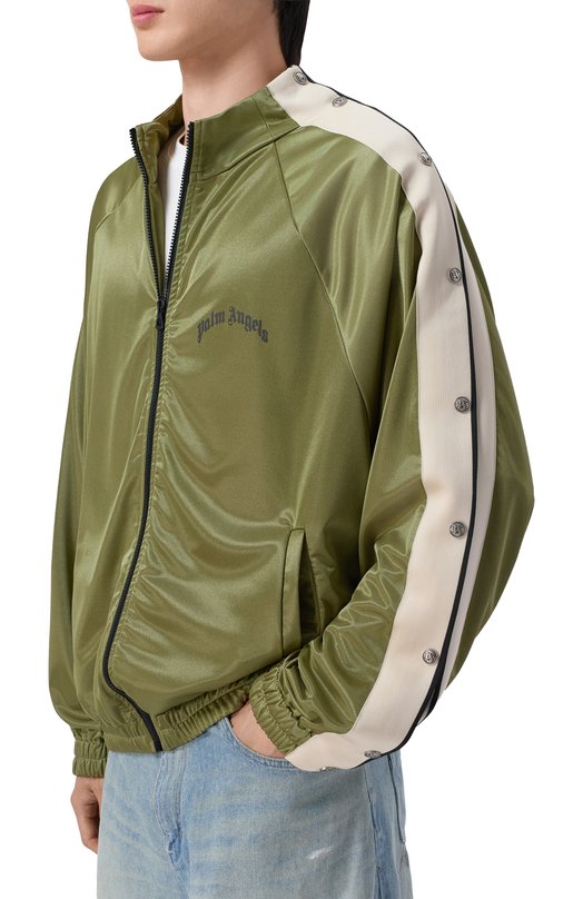 Толстовка Palm Angels PMBD08MS26FAB001 Хаки  PMBD08MS26FAB001 Фото 3