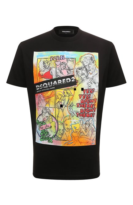 Мужская хлопковая футболка DSQUARED2, арт. S71GD1405