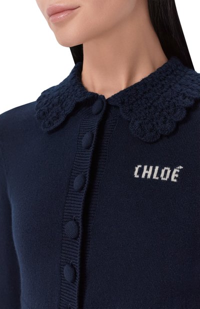 Шерстяной кардиган CHLOÉ, арт. CH26AMC16711, фото 5