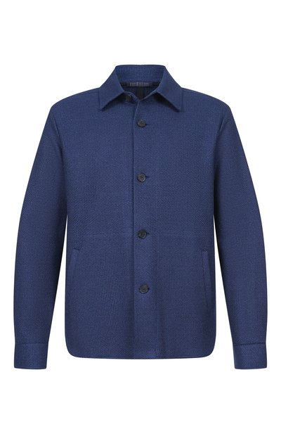 Мужская куртка-рубашка изо льна и хлопка HARRIS WHARF LONDON, арт. CH9320PDZ-T/DZT