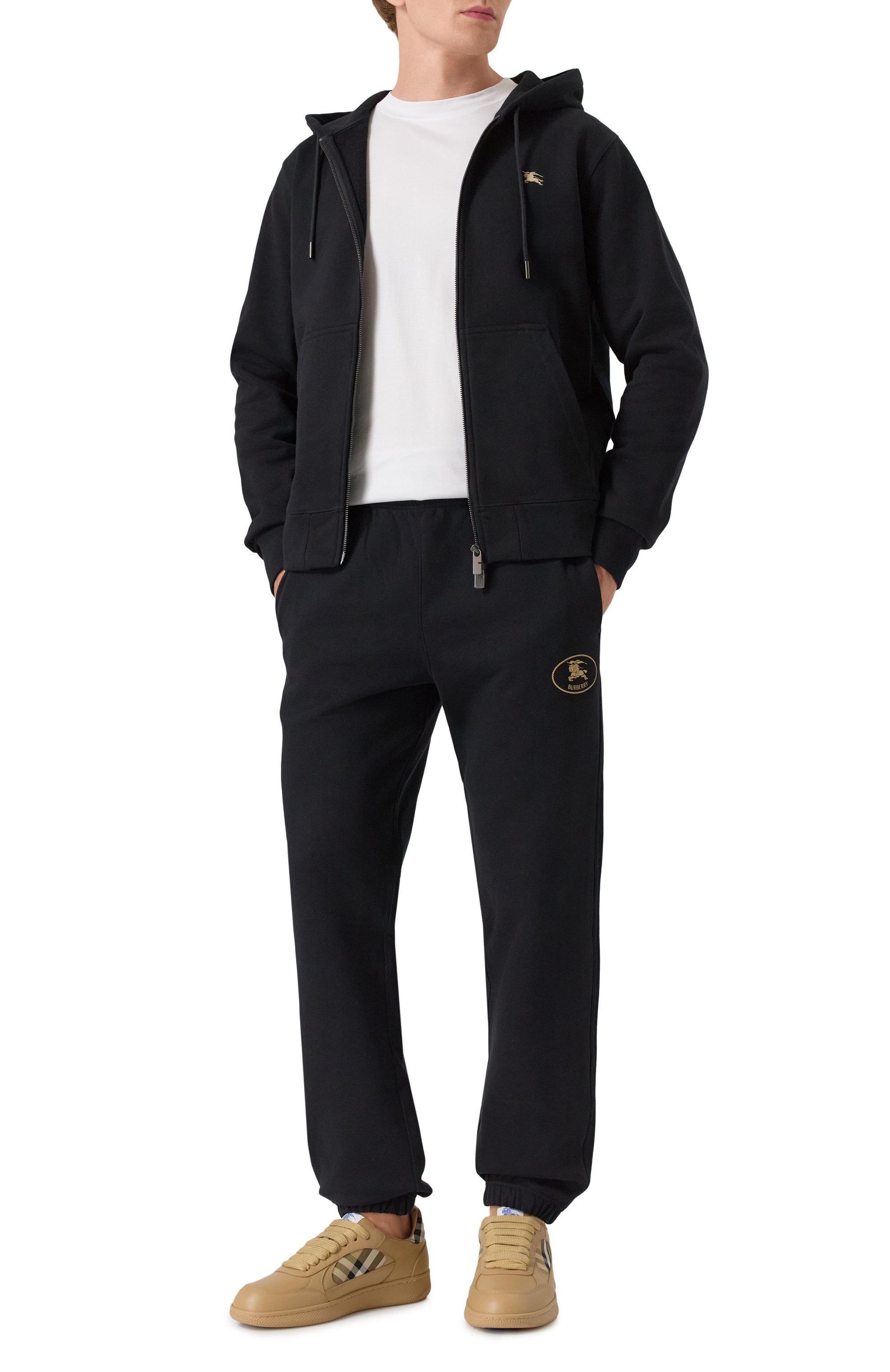 Комбинированные кеды terrace BURBERRY, арт. 8110809, фото 2