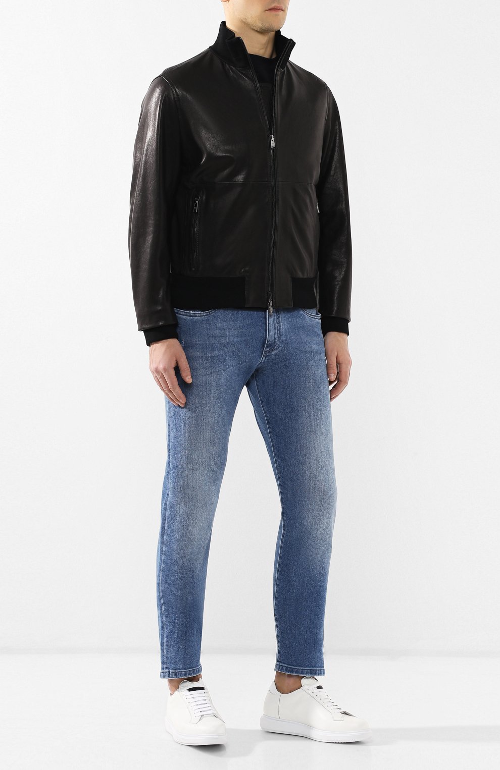 Кожаные кеды  BARRETT, арт. BRERA-01.18/MASTCALF, фото 2