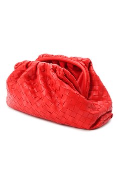 Женский клатч pouch BOTTEGA VENETA красного цвета, арт. 576175/VCPP0 | Фото 4 (Материал: Натуральная кожа; Региональные ограничения белый список (Axapta Mercury): RU; Материал сплава: Проставлено; Женское Кросс-КТ: Клатч-клатчи; Драгоценные камни: Проставлено; Размер: large)