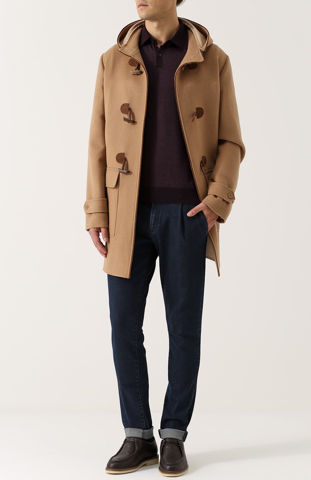 Шерстяной дафлкот с капюшоном LORO PIANA, арт. FAG3150, фото 2