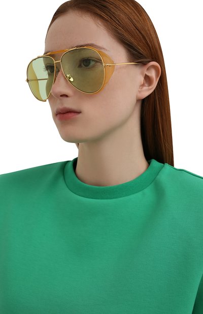 Солнцезащитные очки TOM FORD желтого цвета по цене 36550 руб., арт. TF900, фото 2 Солнцезащитные очки TOM FORD, арт. TF900, фото 2