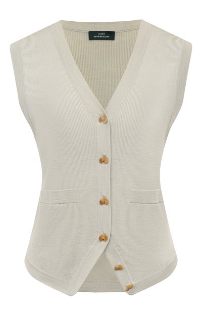 Женский жилет из шерсти и шелка AKHMADULLINA, арт. 1225.2JI909/W574