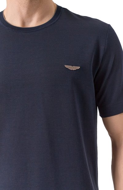 Футболка из хлопка и шелка boss x aston martin BOSS CAMEL, арт. 50537874, фото 5