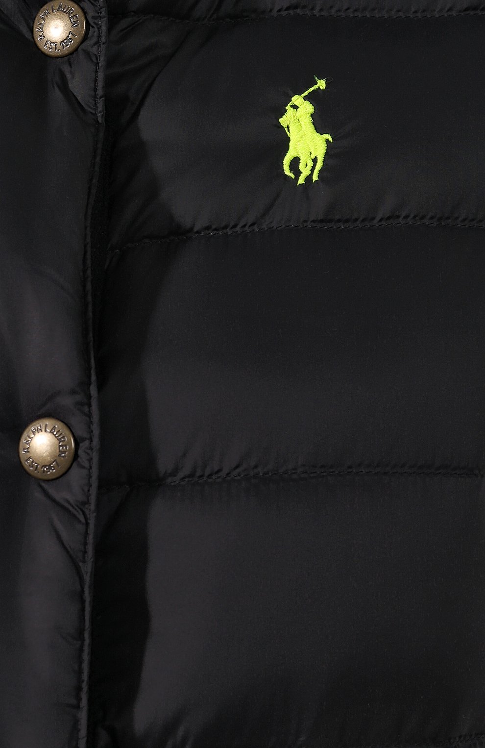 Пуховый жилет POLO RALPH LAUREN черного цвета по цене 27750 руб., арт. 211750268, фото 5 Пуховый жилет POLO RALPH LAUREN, арт. 211750268, фото 5