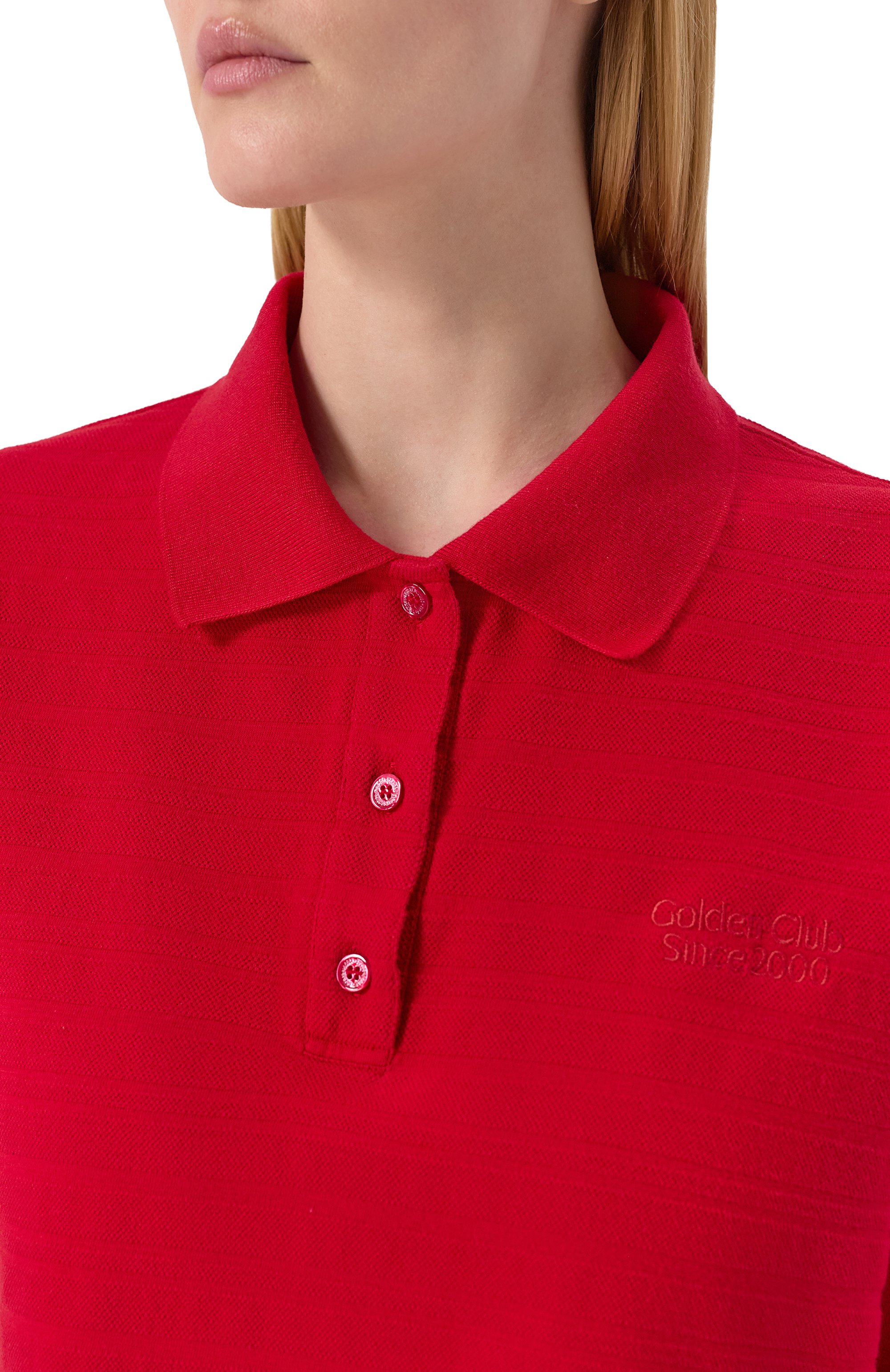Хлопковое поло GOLDEN GOOSE DELUXE BRAND, арт. GWP02190.P001879, фото 5