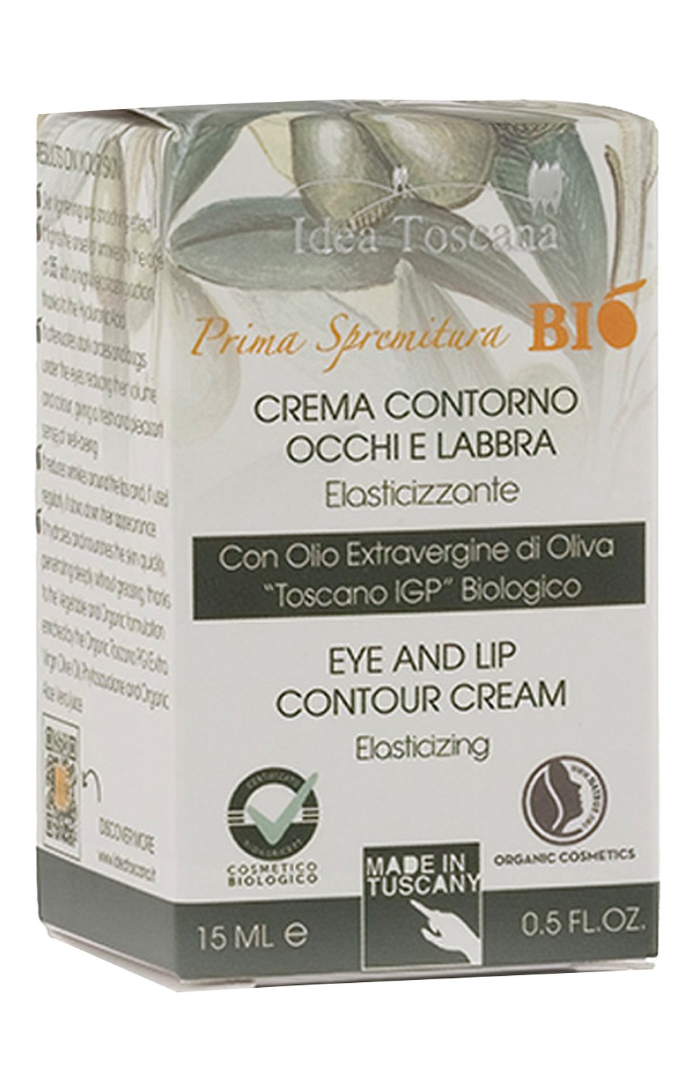 Крем для упругости и эластичности кожи вокруг глаз и губ bio prima spremitura (15ml) IDEA TOSCANA, арт. 430161, фото 2