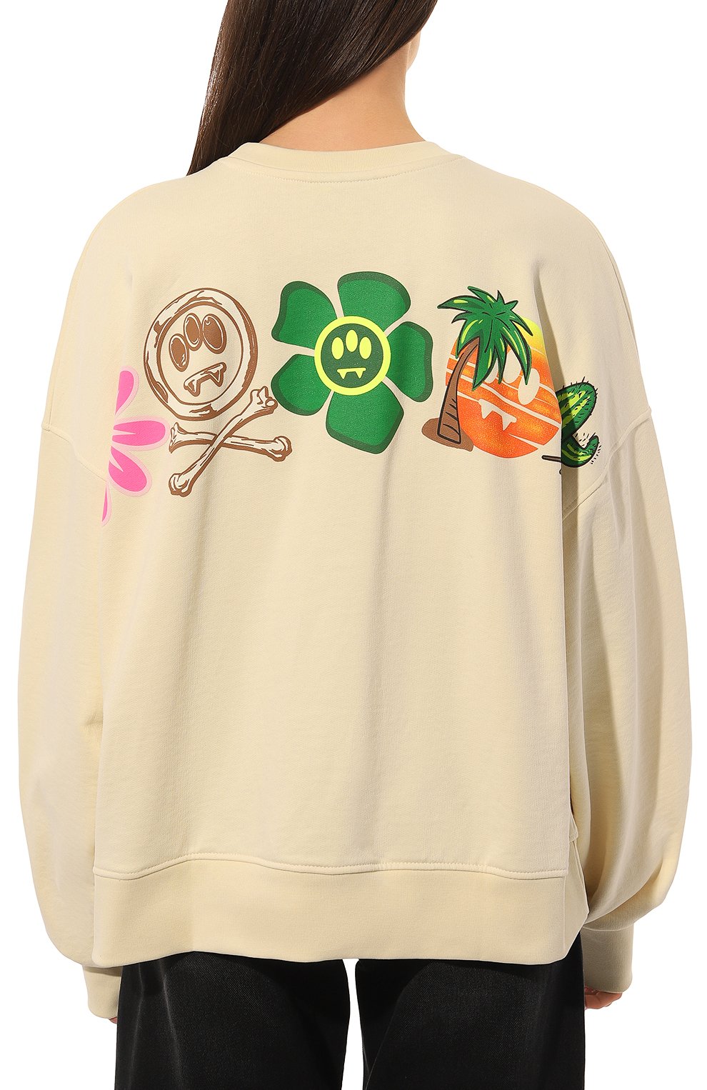 Хлопковый свитшот BARROW, арт. 034086, фото 4