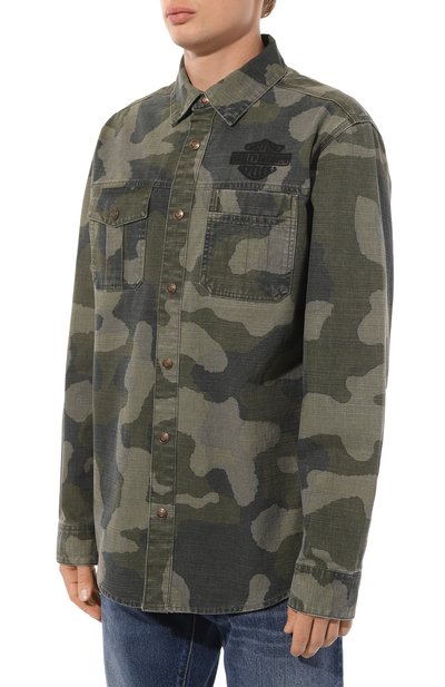 Хлопковая рубашка HARLEY-DAVIDSON, арт. 96890-23VM, фото 3