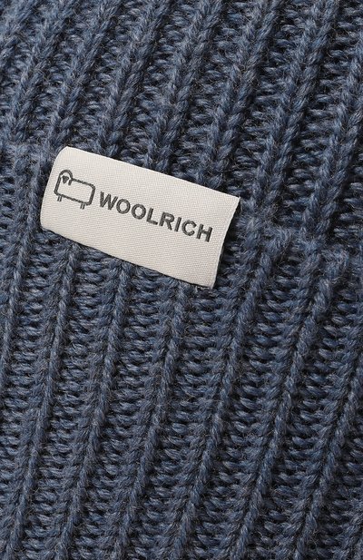 Шерстяная шапка WOOLRICH голубого цвета по цене 7970 руб., арт. CFW0AC0166MRUF0663, фото 3 Шерстяная шапка WOOLRICH, арт. CFW0AC0166MRUF0663, фото 3