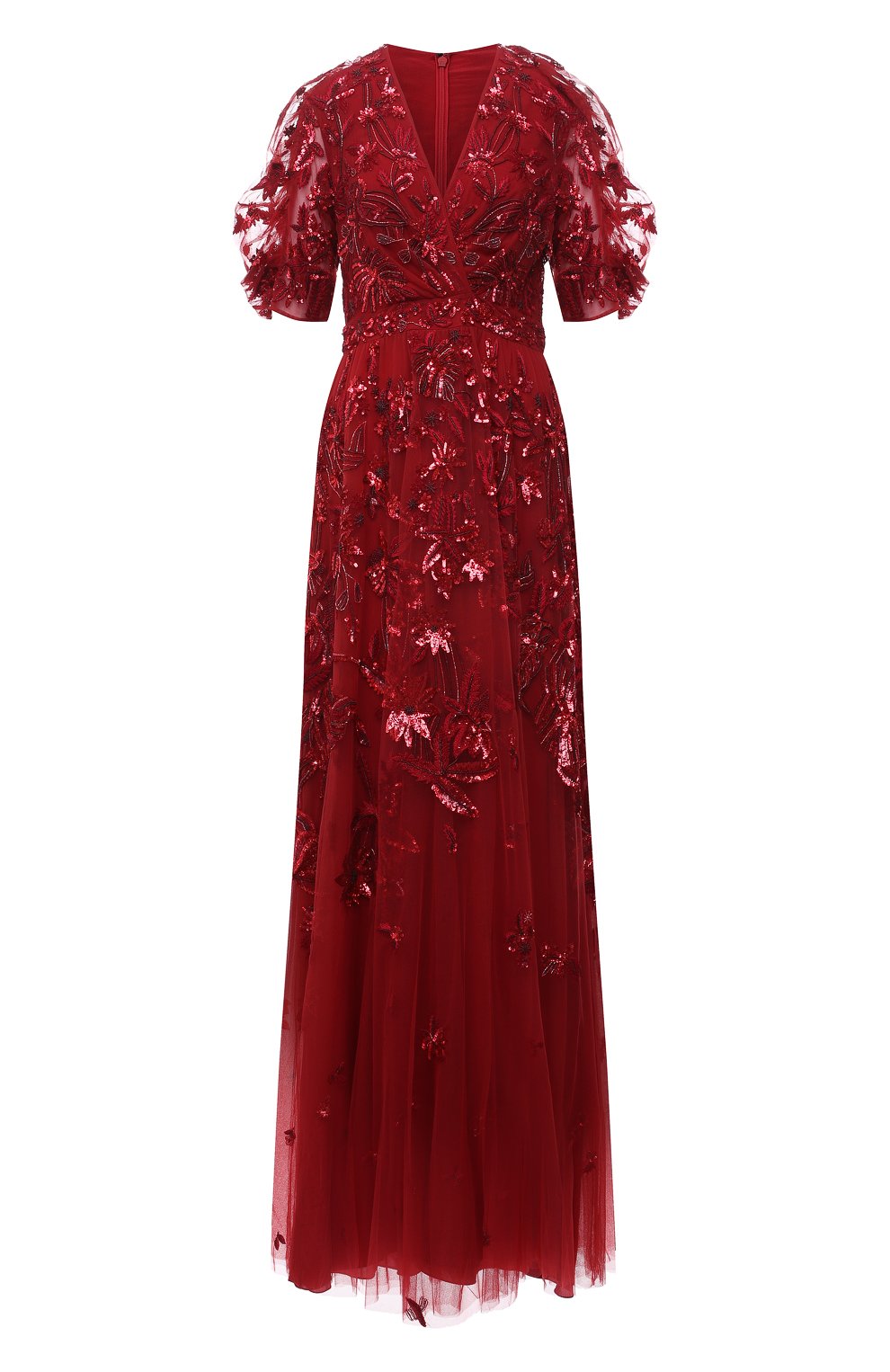 Платье ZUHAIR MURAD красного цвета по цене 919500 руб., арт. DRS21002/EMJA001, фото 1 Платье ZUHAIR MURAD, арт. DRS21002/EMJA001, фото 1