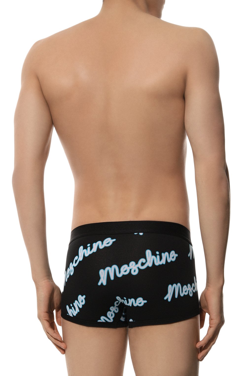 Хлопковые боксеры MOSCHINO черного цвета по цене 4565 руб., арт. A1309/4417, фото 3 Хлопковые боксеры MOSCHINO, арт. A1309/4417, фото 3