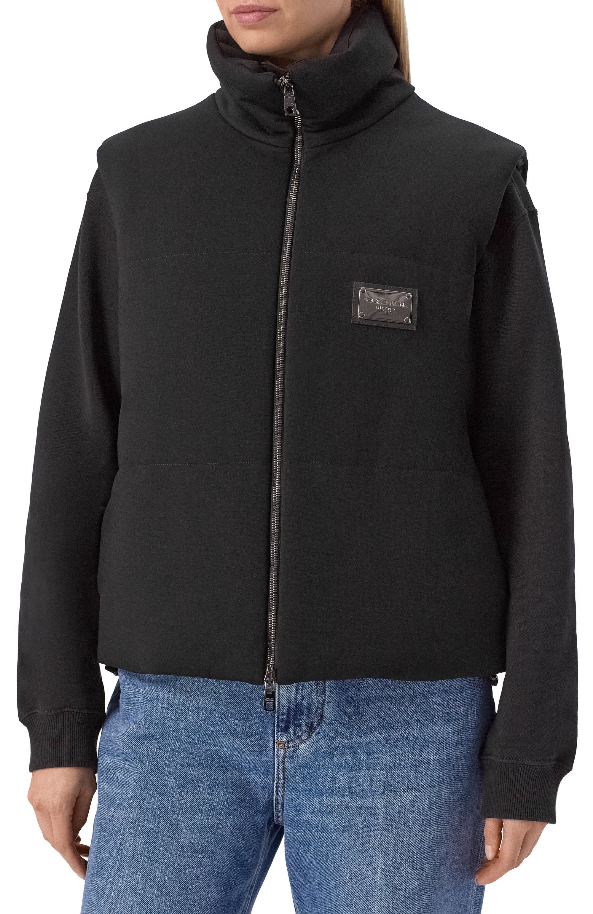 Утепленный жилет из вискозы DOLCE & GABBANA, арт. F9R23T/GF790, фото 3