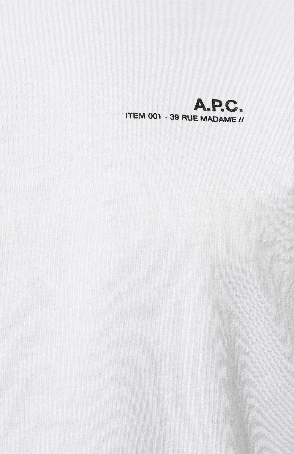 Хлопковая футболка A.P.C., арт. C0FBT-F26012, фото 5