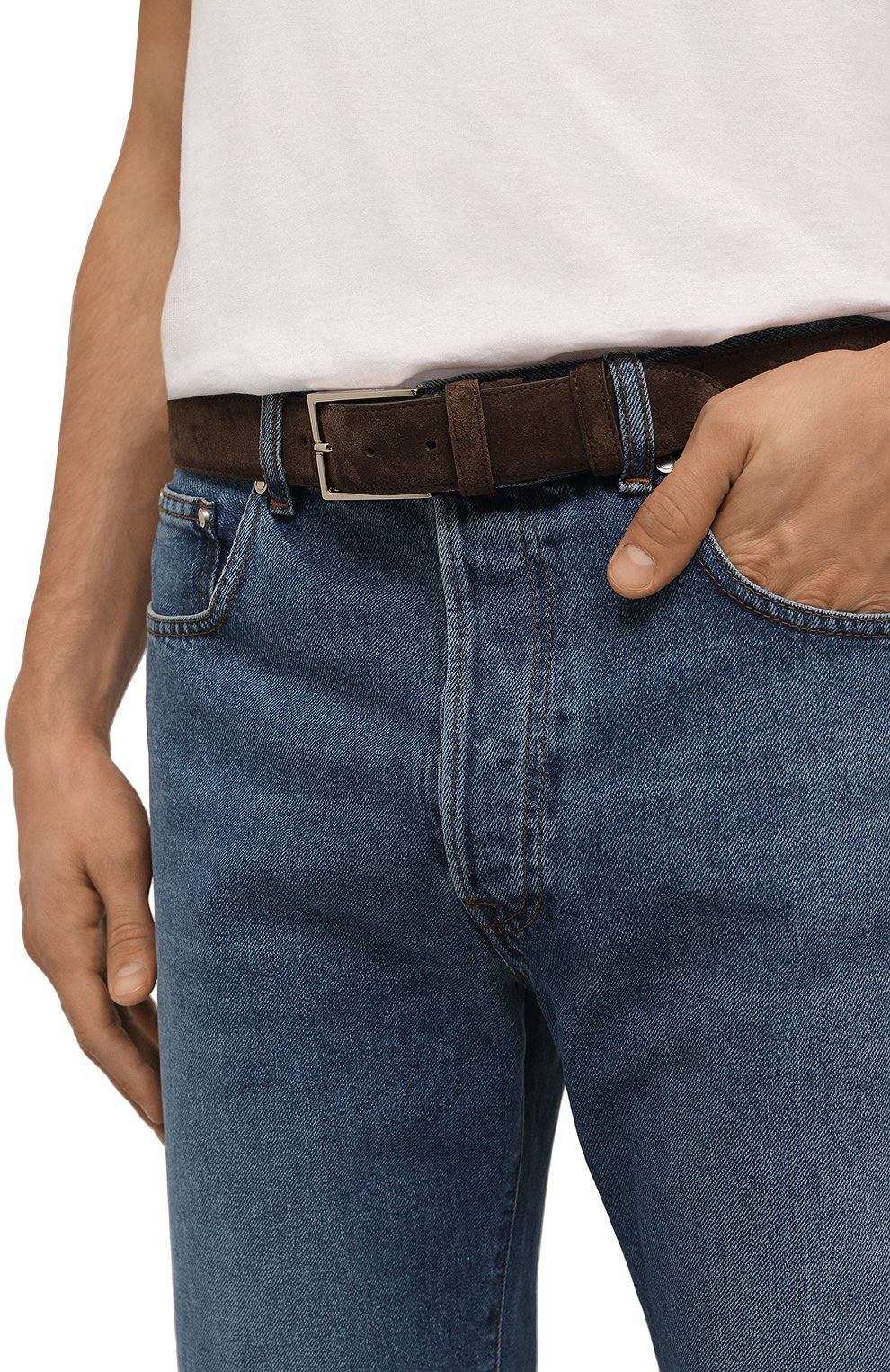 Замшевый ремень DOUCAL'S, арт. DC0001SIGMUF0099N05, фото 2