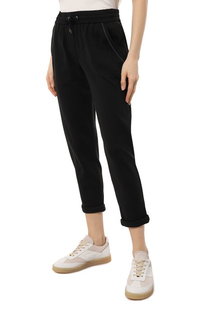 Брюки из хлопка и шелка BRUNELLO CUCINELLI, арт. MD828B1066, фото 3