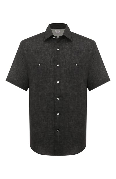 Мужская льняная рубашка BRUNELLO CUCINELLI, арт. MF6300635