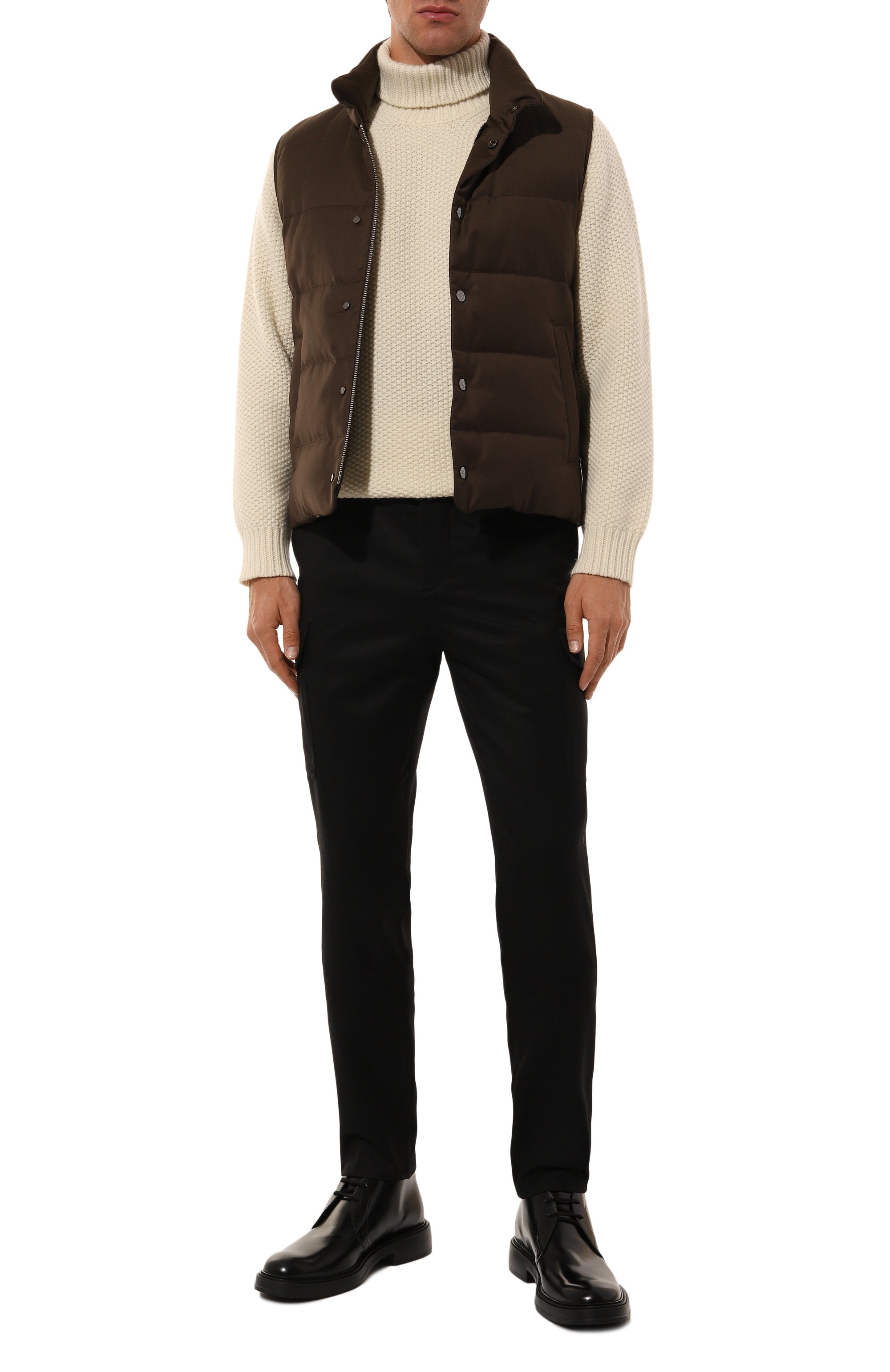 Шерстяные брюки-карго BRUNELLO CUCINELLI, арт. ME226E1890, фото 2