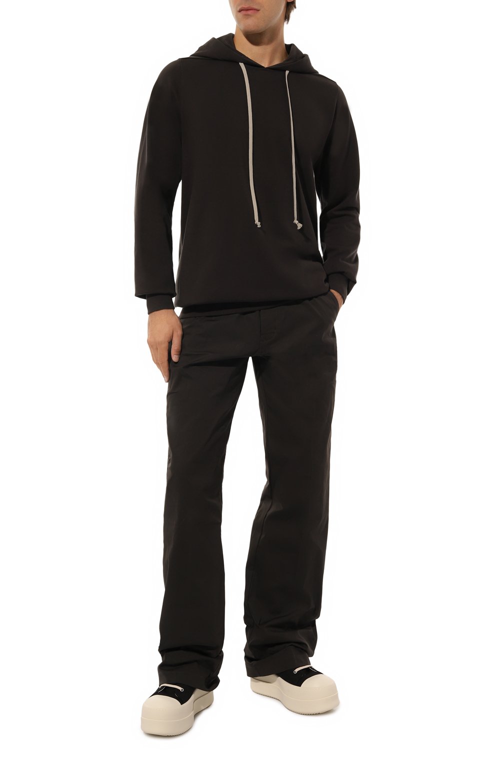 Хлопковое худи RICK OWENS, арт. RU02D6282/BA, фото 2