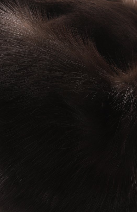Шапка-кубанка Марина из меха соболя и норки FurLand 0195131650003100003 Коричневый  0195131650003100003 Фото 4