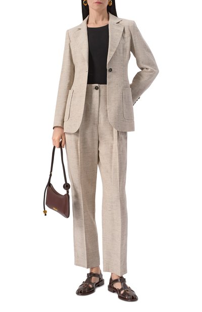 Жакет из вискозы и льна ERIKA CAVALLINI, арт. P5S006, фото 2