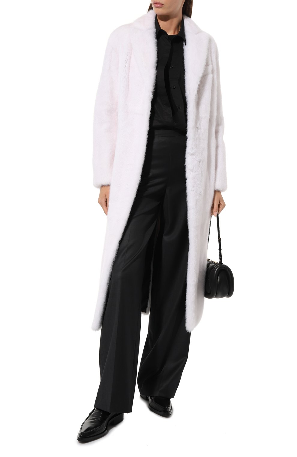 Шуба из меха норки EMIL SHABAEV белого цвета по цене 885000 руб., арт. 0041, фото 2 Шуба из меха норки EMIL SHABAEV, арт. 0041, фото 2