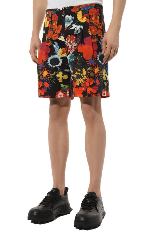 Хлопковые шорты Moschino Разноцветный, фото 3