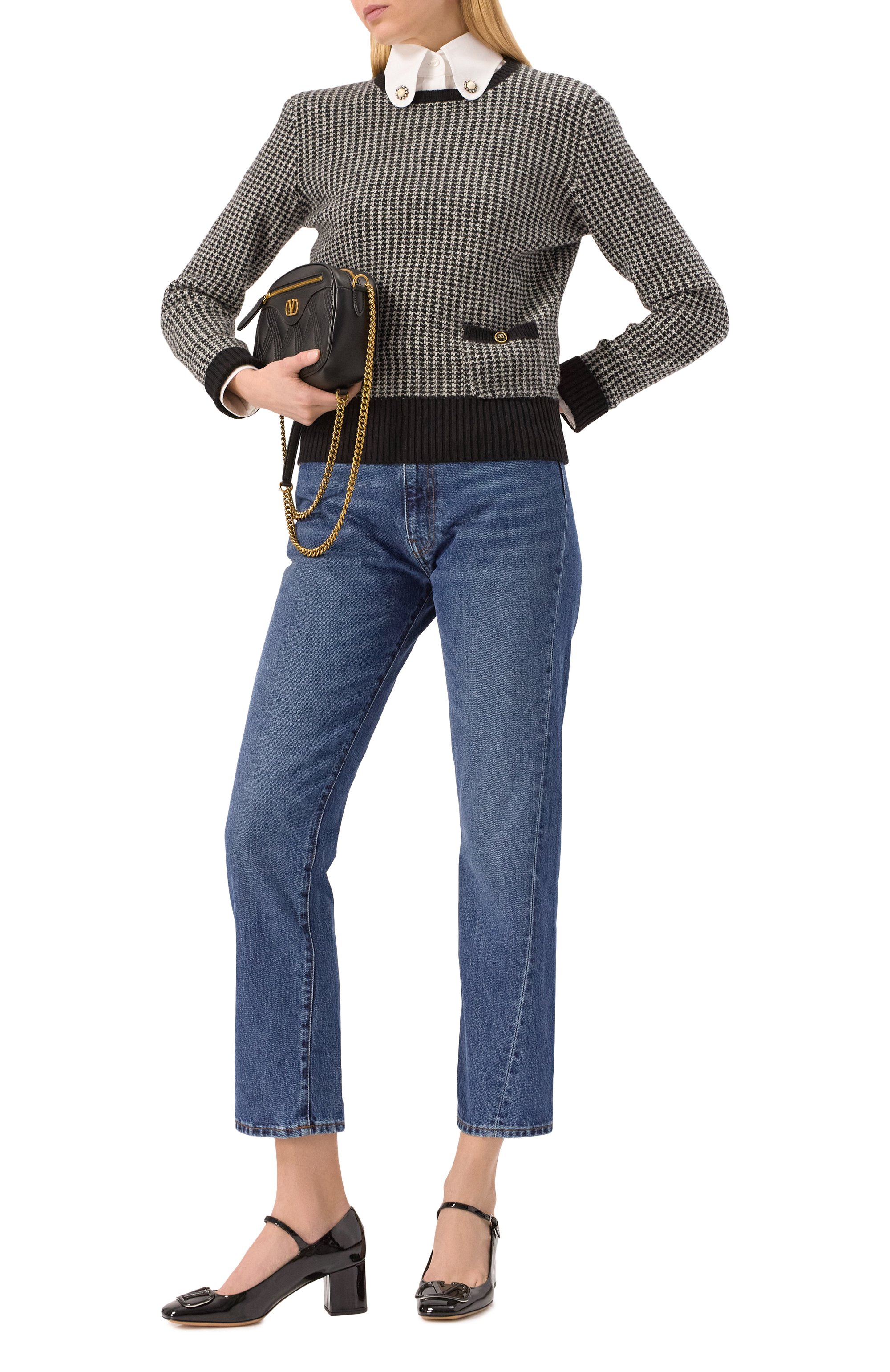 Кожаные туфли vlogo signature VALENTINO, арт. 5W2S0IA4/TMK, фото 2