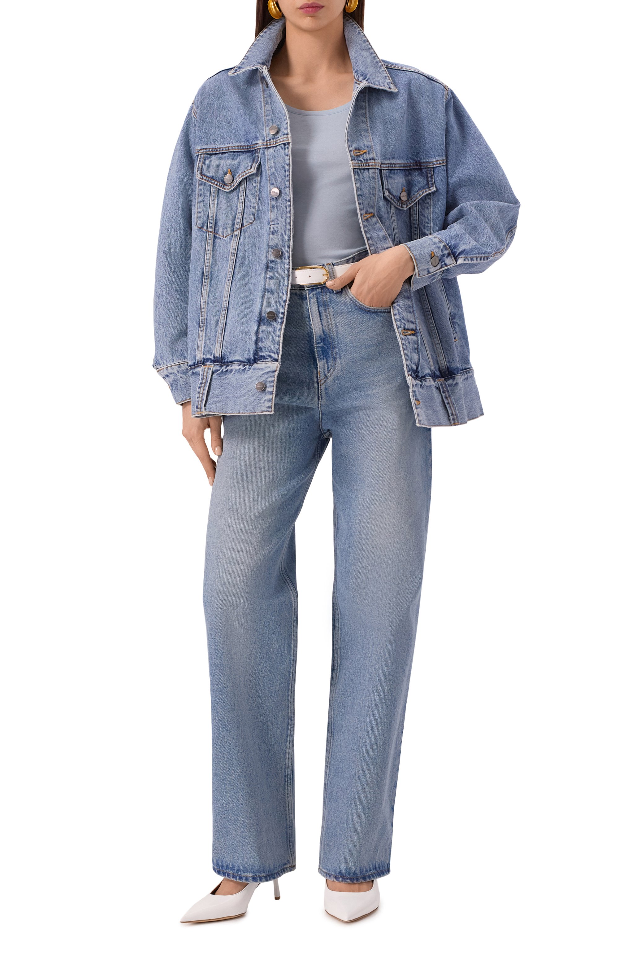 Хлопковый лонгслив BOSS ORANGE, арт. 50518862, фото 2