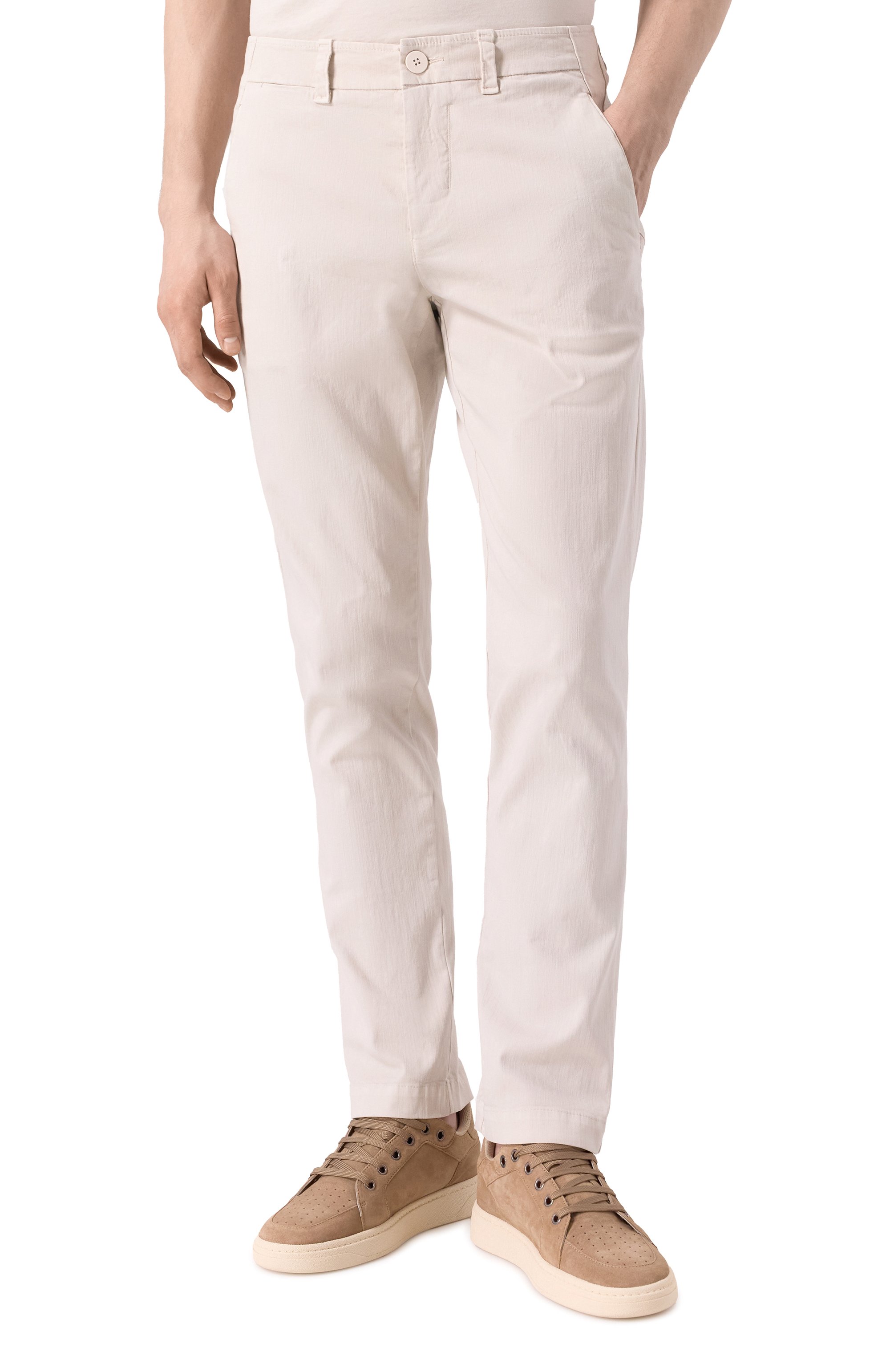 Хлопковые брюки TRANSIT, арт. CFUTRZA100, фото 3