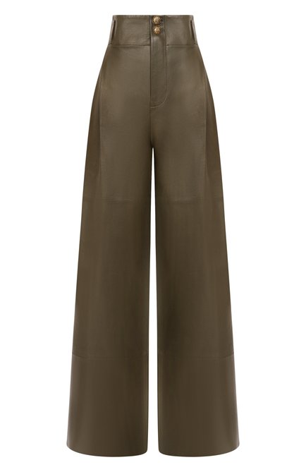 Женские кожаные брюки ZIMMERMANN, арт. 5619PF251