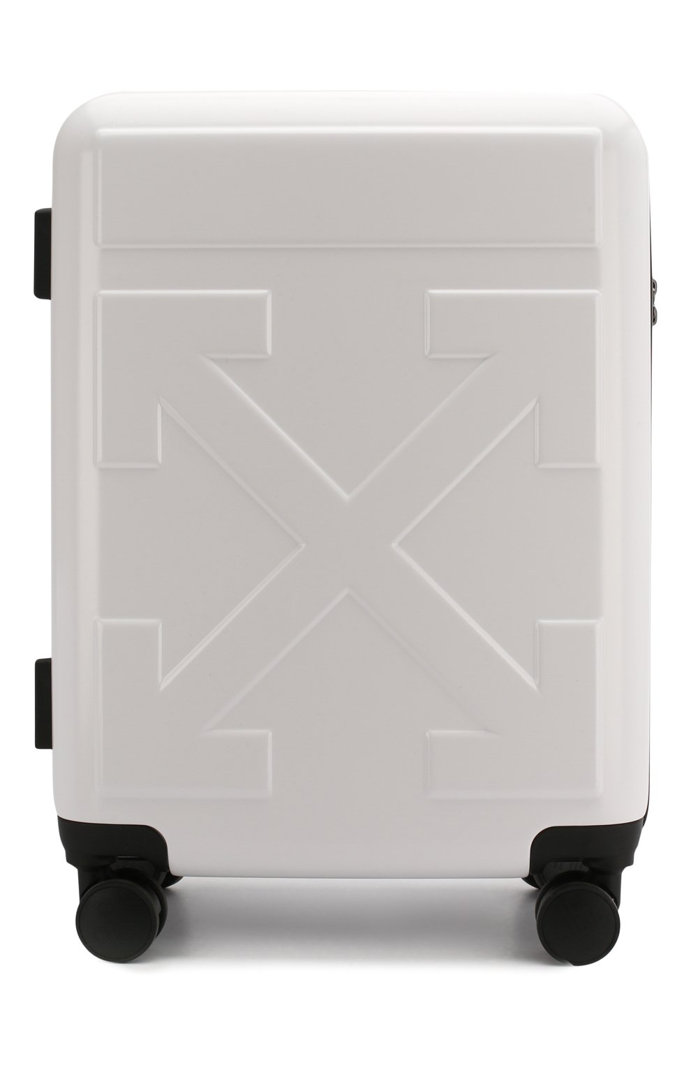 Дорожный чемодан arrow OFF-WHITE белого цвета по цене 89950 руб., арт. 0WNG001R20F610670101, фото 1 Дорожный чемодан arrow OFF-WHITE, арт. 0WNG001R20F610670101, фото 1