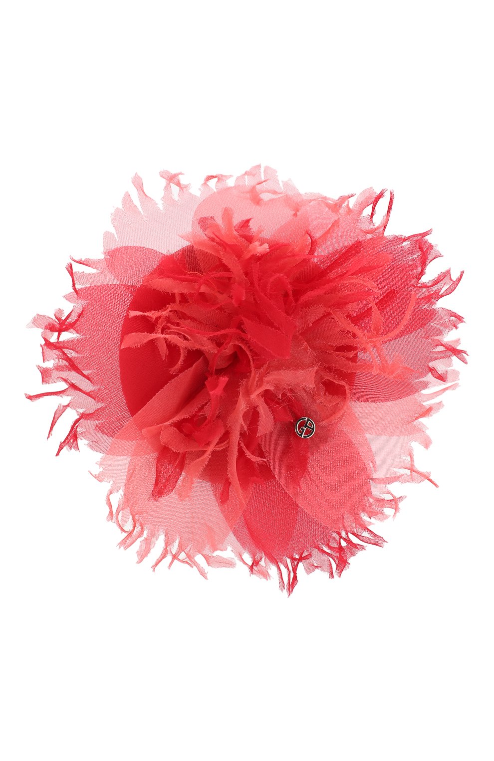 Брошь GIORGIO ARMANI красного цвета по цене 79950 руб., арт. 61N401/9P041, фото 1 Брошь GIORGIO ARMANI, арт. 61N401/9P041, фото 1