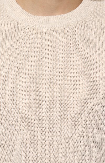 Джемпер изо льна и хлопка BRUNELLO CUCINELLI, арт. M2L70B2257, фото 5