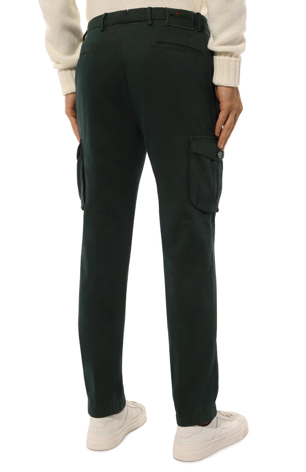 Хлопковые брюки-карго KITON, арт. UFPPCAK0102F12, фото 4