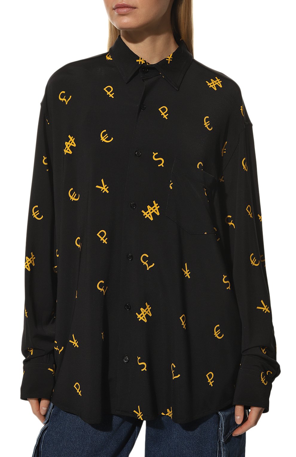 Рубашка из вискозы VETEMENTS, арт. UA53SH800X 2737/W, фото 3