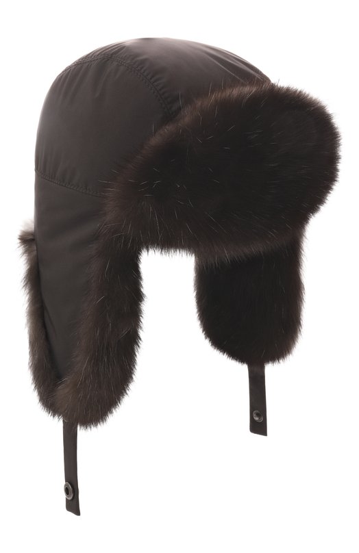 Шапка-ушанка AntiStorm с отделкой из соболя Black Sable BS-24004EB Серый BS-24004EB