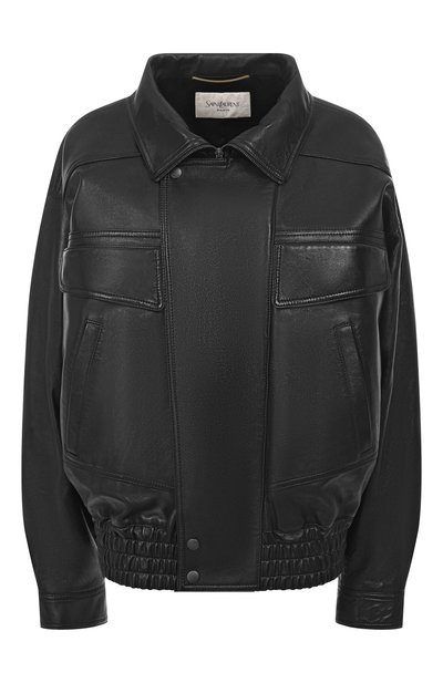 Женская кожаная куртка SAINT LAURENT, арт. 836515/YCNU2