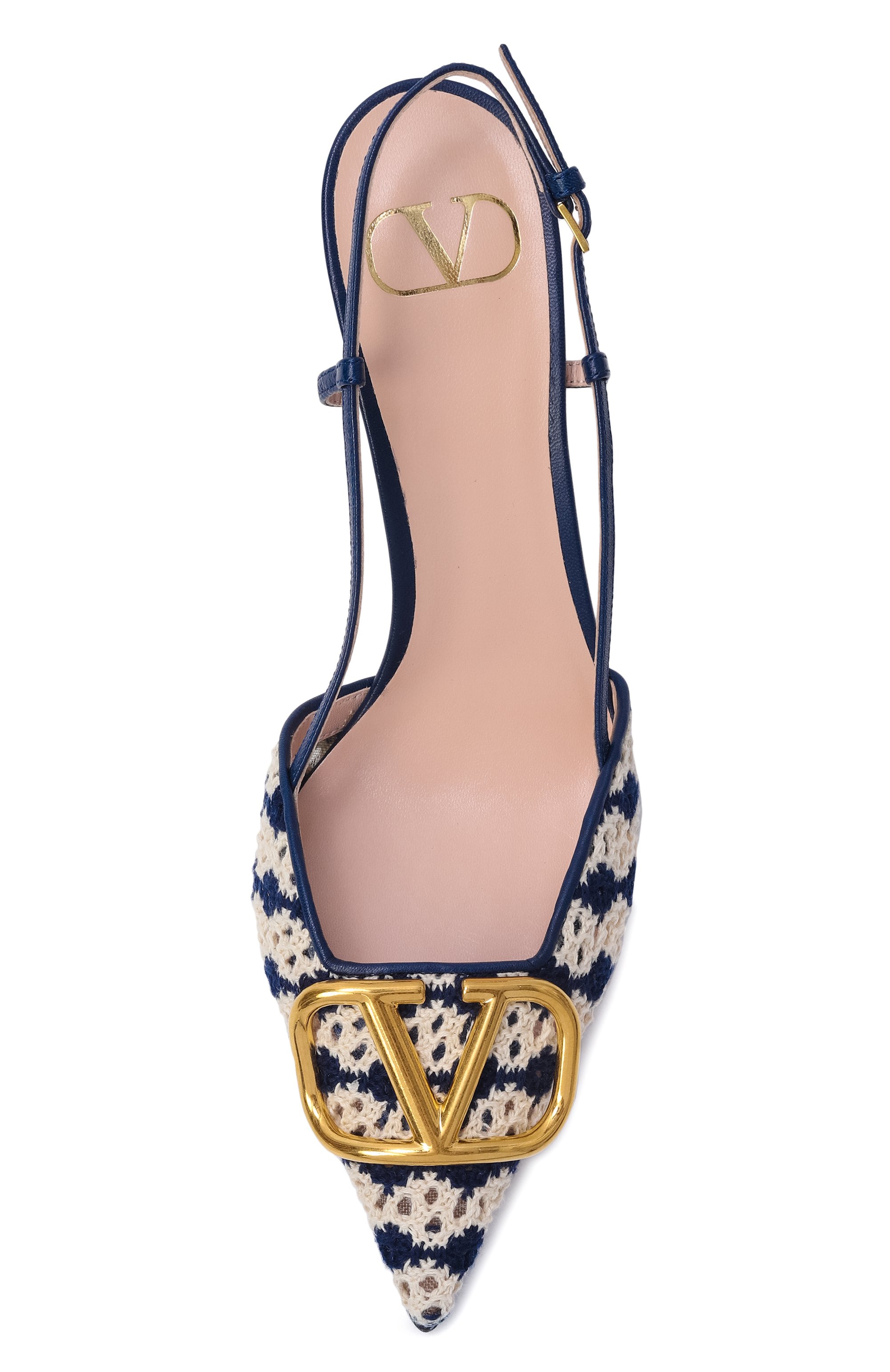 Текстильные туфли vlogo signature 80 VALENTINO, арт. 8W0S0R01/JZU, фото 6
