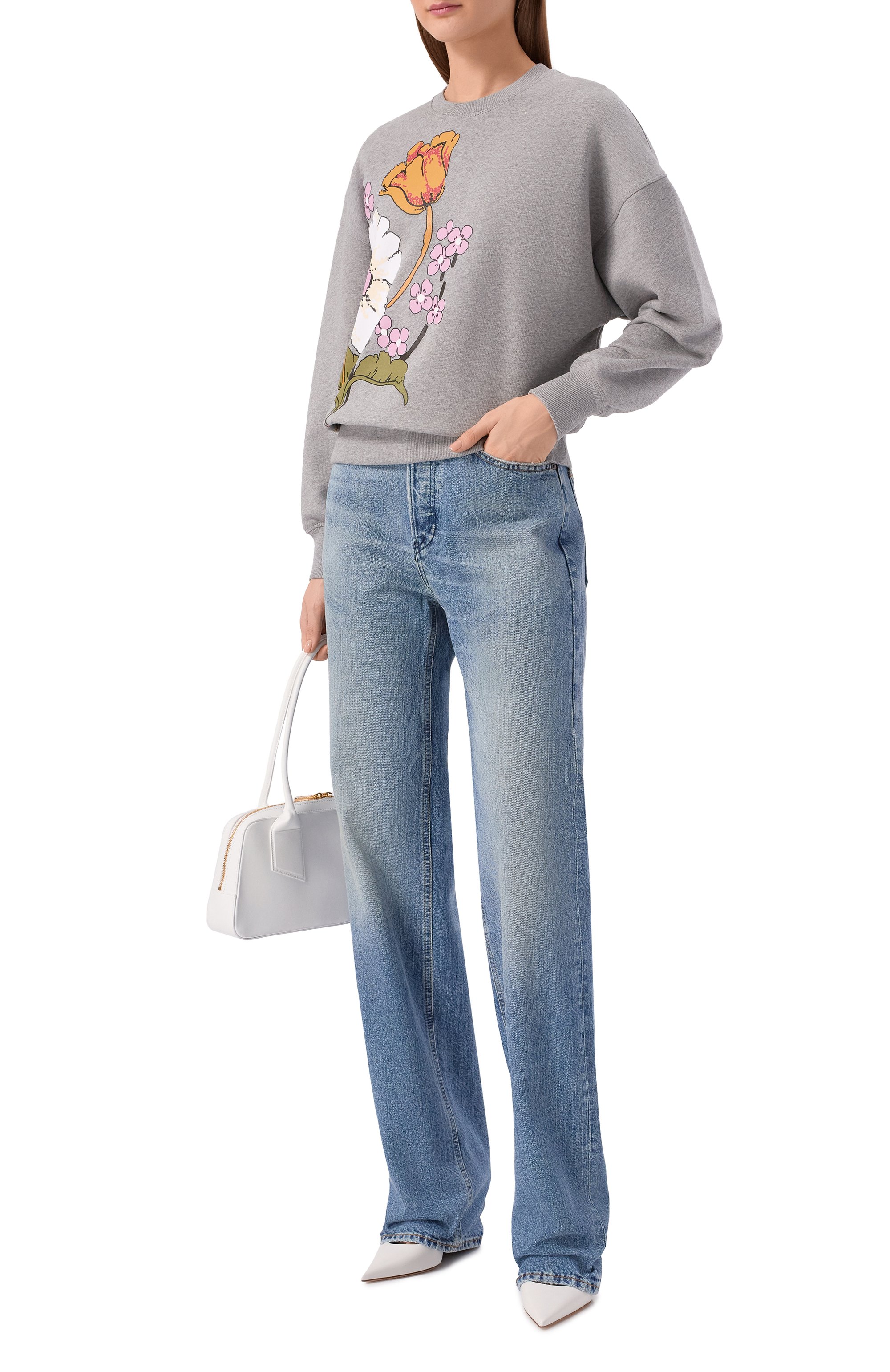 Хлопковый свитшот MARNI, арт. FLJE0241PS/USCY80, фото 2