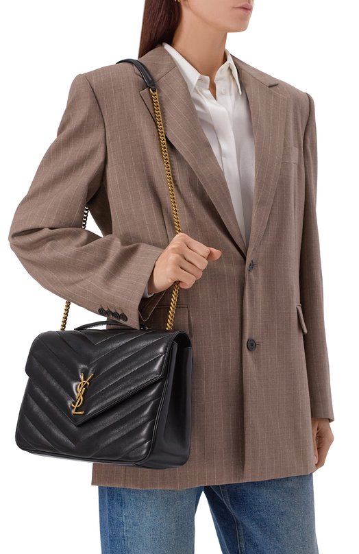 Сумка Loulou large Saint Laurent 803541/AAEAX Чёрный  803541/AAEAX Фото 2