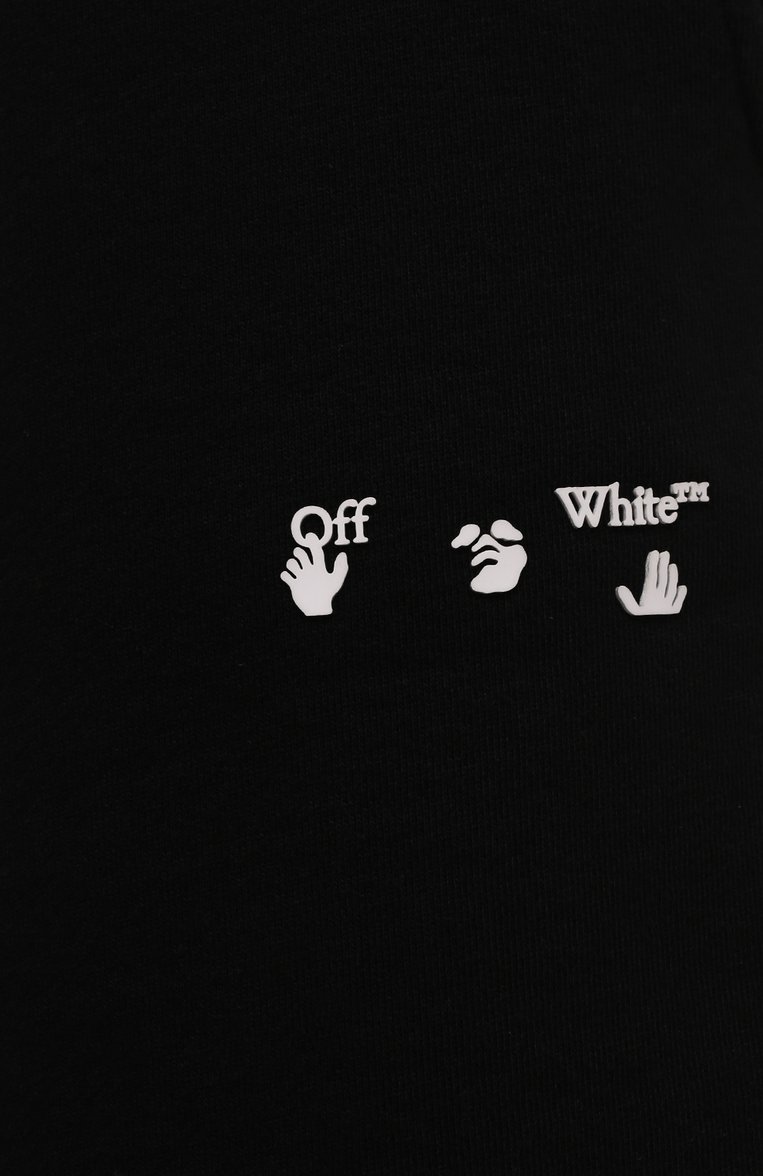 Хлопковые шорты OFF-WHITE, арт. 0WCI001F21JER001, фото 5