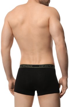 Мужские комплект из трех боксеров EMPORIO ARMANI черного цвета, арт. 111357/4F717 | Фото 3 (Нос: Не проставлено; Материал сплава: Проставлено; Материал внешний: Хлопок; Мужское Кросс-КТ: Трусы; Кросс-КТ: бельё; Трусы М: Боксеры)