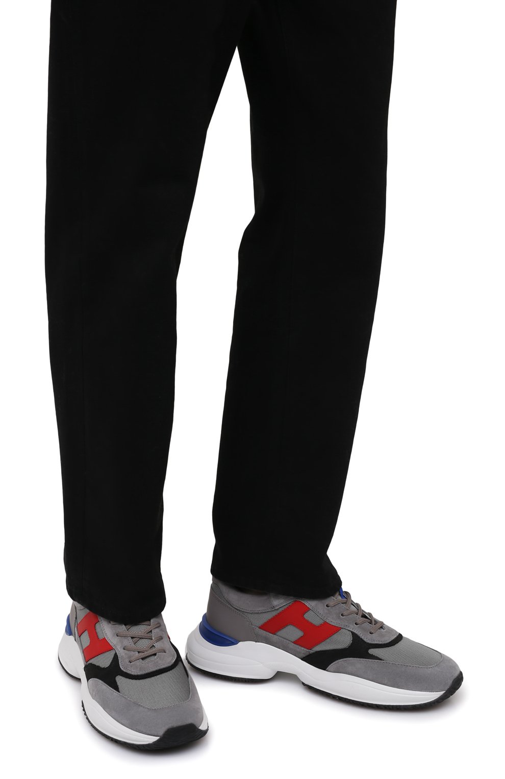 Комбинированные кроссовки HOGAN, арт. HXM5450DN90R18, фото 3